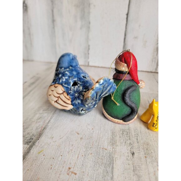 Xmas animal bird cat dog ornament accessory set unique decor - Picture 6 of 8